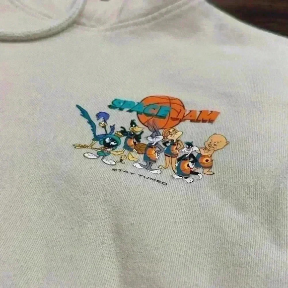 Space Jam Tune Squad Stay Tuned Unisex Hoodie Sweatshirt Size Small - Picture 5 of 5